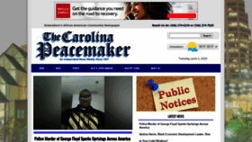 What Peacemakeronline.com website looked like in 2020 (3 years ago)
