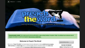 What Preachtheword.com website looked like in 2020 (3 years ago)