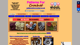 What Patternsforcrochet.co.uk website looked like in 2020 (3 years ago)