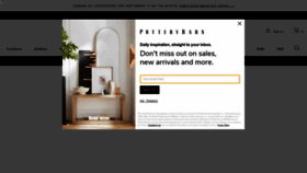 What Potterybarn.ca website looked like in 2020 (3 years ago)