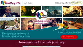 What Pomocsieliczy.pl website looked like in 2020 (5 years ago)