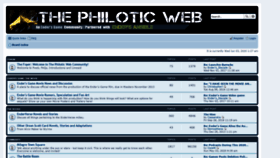 What Philoticweb.net website looked like in 2020 (3 years ago)