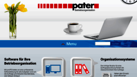 What Pater-co.de website looked like in 2020 (3 years ago)