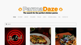 What Parmadaze.com website looked like in 2020 (3 years ago)