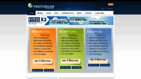 What Protonium.net website looked like in 2020 (3 years ago)