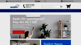 What Polarpumpen.se website looked like in 2020 (3 years ago)