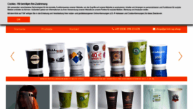 What Printcup-shop.de website looked like in 2020 (4 years ago)