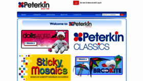 What Peterkin.co.uk website looked like in 2020 (3 years ago)