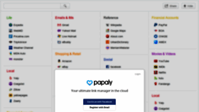 What Papaly.com website looked like in 2020 (3 years ago)