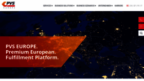 What Pvs-europe.com website looked like in 2020 (3 years ago)