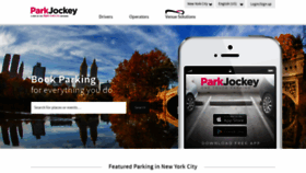 What Parkjockey.com website looked like in 2020 (3 years ago)