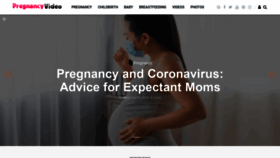 What Pregnancyvideos.us website looked like in 2020 (3 years ago)