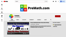 What Premath.com website looked like in 2020 (3 years ago)