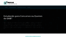 What Provaseconcursos.com.br website looked like in 2020 (3 years ago)