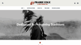 What Prairieedge.com website looked like in 2020 (3 years ago)
