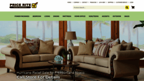What Priceritefurniture.com website looked like in 2020 (3 years ago)
