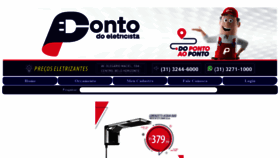 What Pontodoeletricista.com.br website looked like in 2020 (3 years ago)