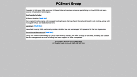 What Pcsmartgroup.com website looked like in 2020 (3 years ago)