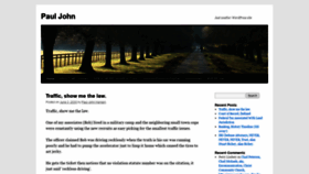 What Pauljjhansen.com website looked like in 2020 (3 years ago)