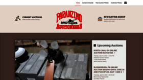 What Pbauctions.com website looked like in 2020 (5 years ago)