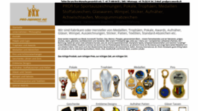 What Pro-awards.ch website looked like in 2020 (3 years ago)