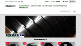 What Poleas.mx website looked like in 2020 (3 years ago)