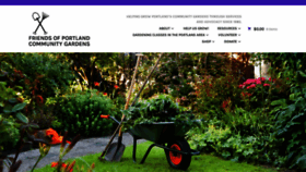 What Portlandcommunitygardens.org website looked like in 2020 (3 years ago)