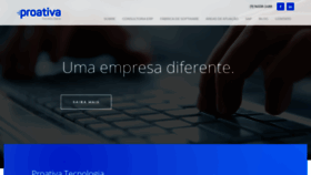 What Proativatecnologia.com.br website looked like in 2020 (3 years ago)