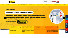 What Prodia.co.id website looked like in 2020 (3 years ago)