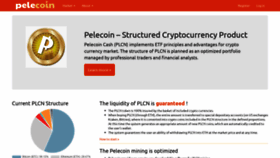 What Pelecoin.com website looked like in 2020 (3 years ago)