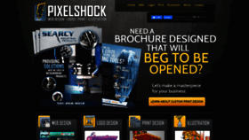 What Pixelshock.com website looked like in 2020 (3 years ago)