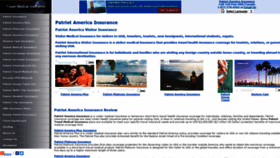 What Patriotamericainsurance.net website looked like in 2020 (3 years ago)