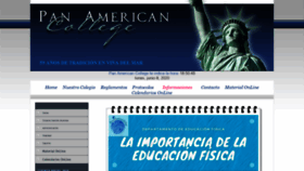 What Panamericancollege.cl website looked like in 2020 (3 years ago)