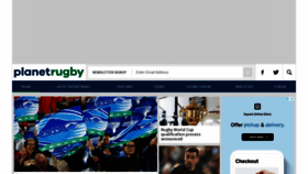 What Planetrugby.com website looked like in 2020 (3 years ago)