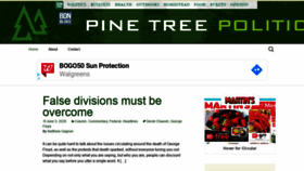 What Pinetreepolitics.bangordailynews.com website looked like in 2020 (3 years ago)