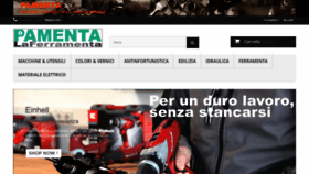 What Pamenta.it website looked like in 2020 (3 years ago)