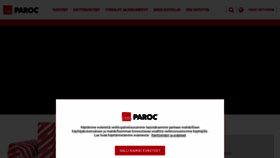 What Paroc.fi website looked like in 2020 (3 years ago)