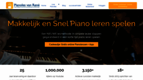 What Pianolesvanrene.nl website looked like in 2020 (3 years ago)