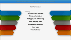 What Petithome.co.uk website looked like in 2020 (3 years ago)