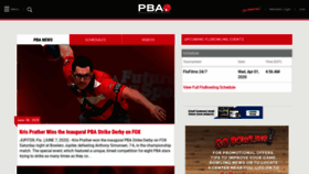 What Pba.com website looked like in 2020 (3 years ago)