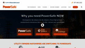 What Powersafetraining.org website looked like in 2020 (3 years ago)