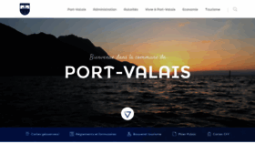 What Port-valais.ch website looked like in 2020 (3 years ago)