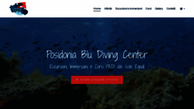 What Posidoniablu.com website looked like in 2020 (3 years ago)