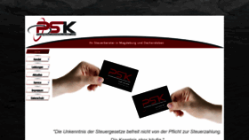 What Psk-steuerberatung.de website looked like in 2020 (3 years ago)