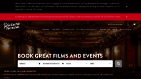 What Picturehouses.com website looked like in 2020 (3 years ago)
