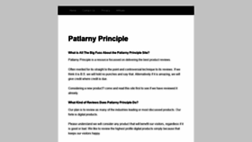 What Patlarnyprinciple.com website looked like in 2020 (3 years ago)