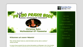 What Praxis-bode.com website looked like in 2020 (3 years ago)