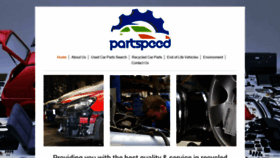 What Partspeed.co.uk website looked like in 2020 (3 years ago)