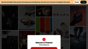 What Pinterest.es website looked like in 2020 (3 years ago)