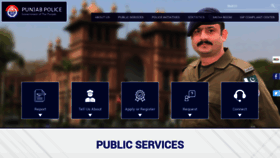 What Punjabpolice.gov.pk website looked like in 2020 (3 years ago)